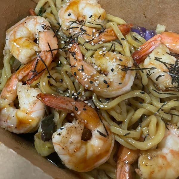 Box O'Noodles (Grilled Shrimp)