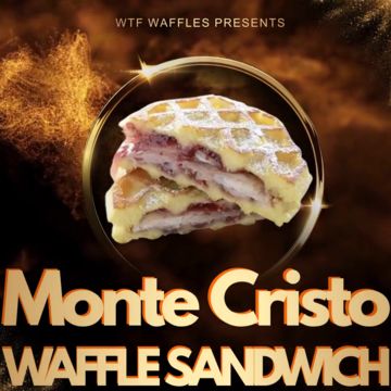 Monte Cristo Waffle Sandwich