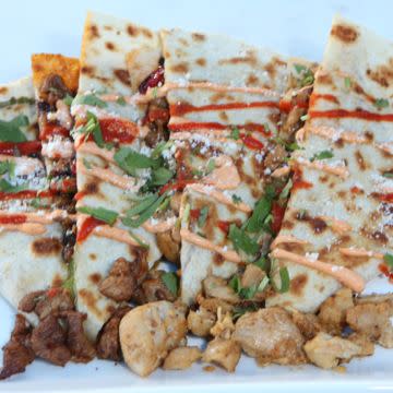 Three Meat Quesadilla