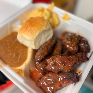 Smoked Chicken Wings Plate