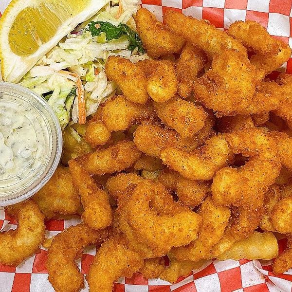 Crispy Popcorn Shrimp w/ Fries 