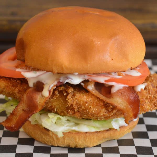 Bacon Chicken Club Sandwich