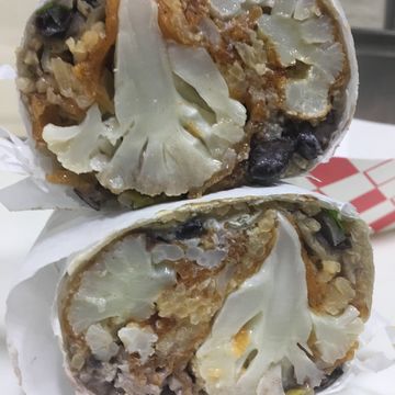 Vegan cauliflower burrito 