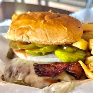 Bacon Lasso Burger Basket