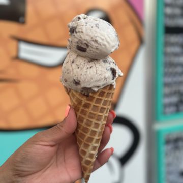 Waffle Cone with Ice Cream
