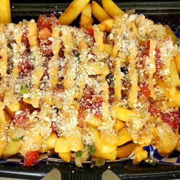 Vegetarian Loaded Fries