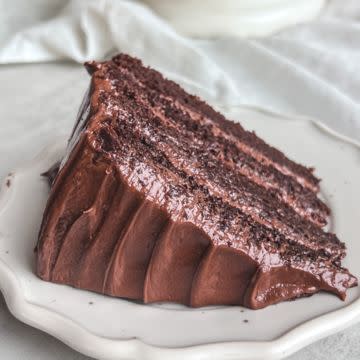 Chocolate Cake Slice