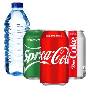 Bottled Water or Canned Soda
