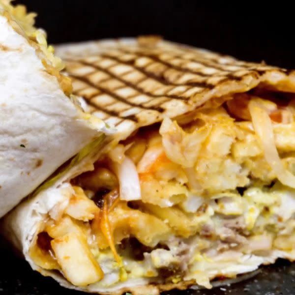 Chicken Taco - Burrito Style