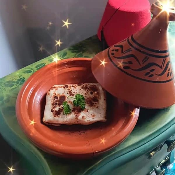 Baba Veggie Taco - Burrito Style