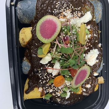 Mole Negro Enchiladas 