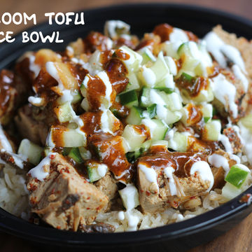 Mushroom Tofu Bowl 