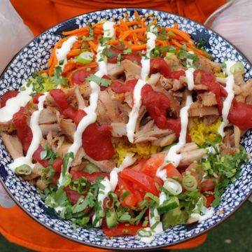 Chicken Plate with Rice or French fries