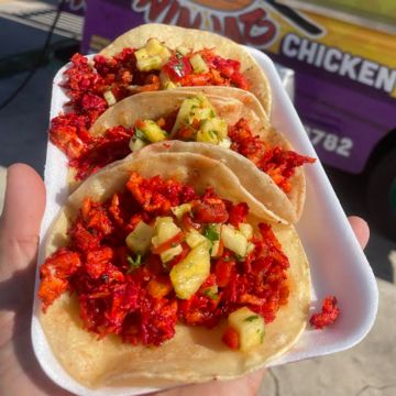 Chicken Pastor Tacos