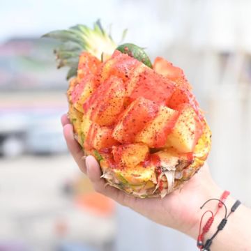 Fresh Pineapple Fruit Bowl