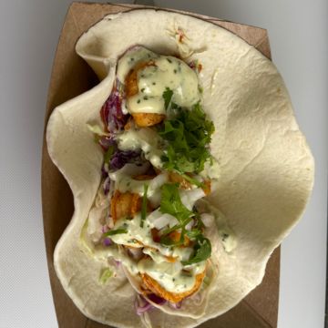 Nashville Hot Shrimp tacos