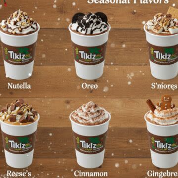 Coffee, iced coffee or  Hot chocolate