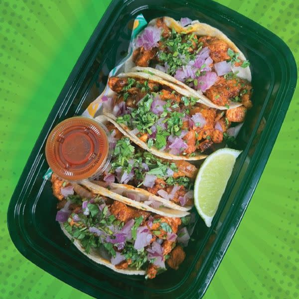 4 Al Pastor Tacos/ Marinated Pork