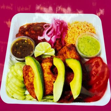Chicken Milanese plate