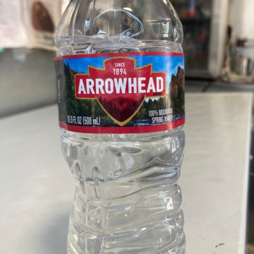 Arrowhead water bottle