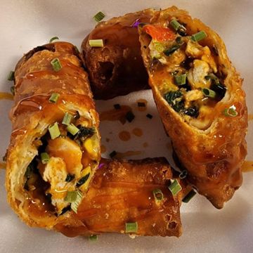 Southwest Chicken Egg Rolls
