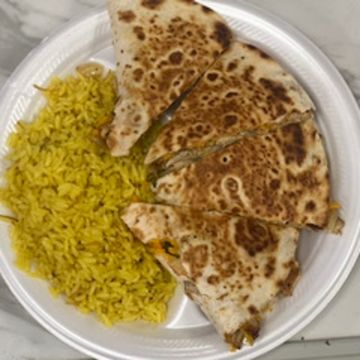 Quesadilla with Rice