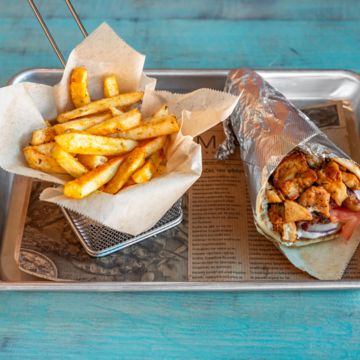 Chicken Gyros in Pita