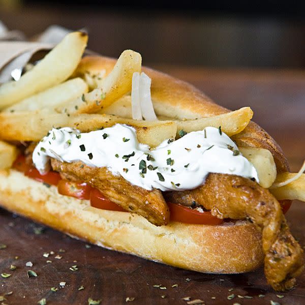 Chicken Gyros Vromiko Bread(8inch baguette)
