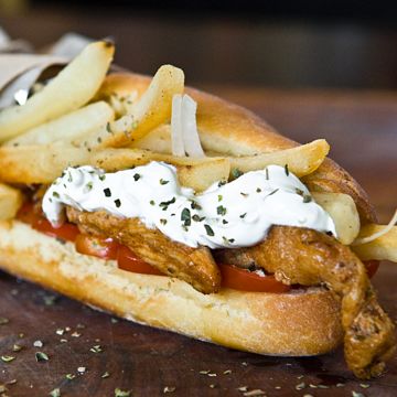 Chicken Gyros Vromiko Bread(8inch baguette)