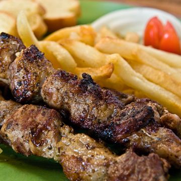 Pork Kalamaki Skewers