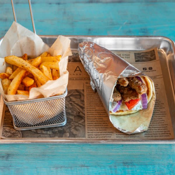 Beef/Lamb Gyros pita combo