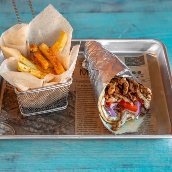 Pork Gyros Pita combo