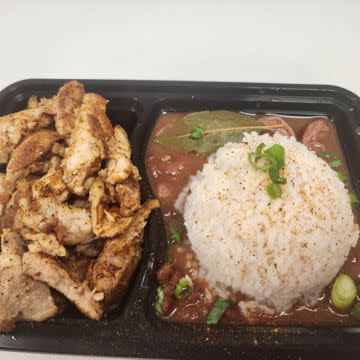 Cajun Chicken with Red Beans and Rice