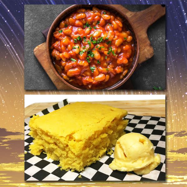 Daily Special Cornbread and Beans