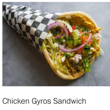 Chicken gyro