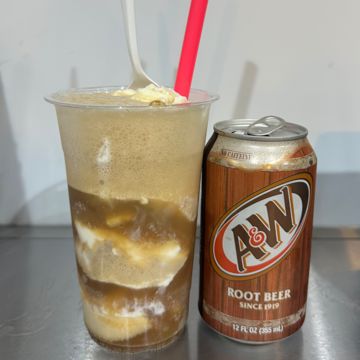 Root beer float