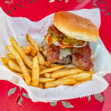 Bacon Lasso Burger Basket