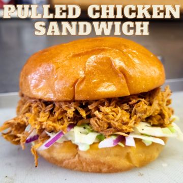 Pulled Chicken Sandwich & Fries