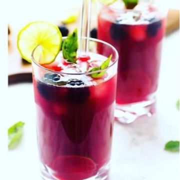 Blackberry Mint Limeade