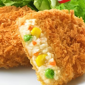 Potato and Vegetable Croquette