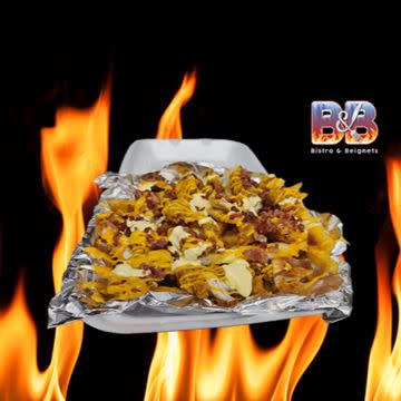 Bacon/Chicken  Loaded Fries with Melted Cheese
