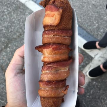 Long Bacon Corn DOg