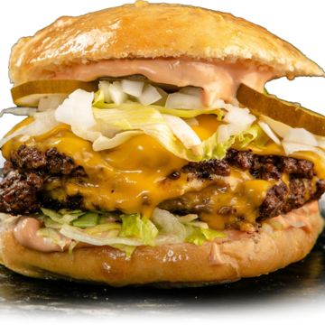 Bacon Double Cheese Burger Delux