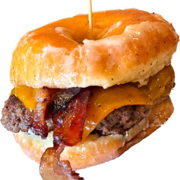 Bacon Dount Cheeseburger