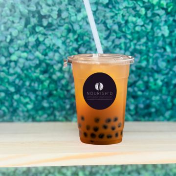 Pumpkin Spice Boba Tea