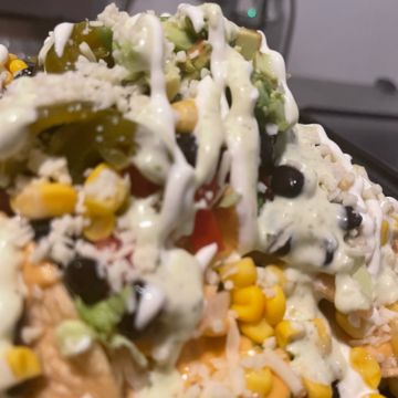 Loaded Veggie Nachos