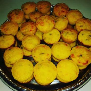 Sweet corn cakes