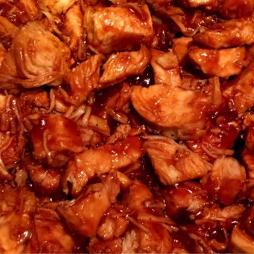 Smoked Chopped Chicken Sandwich