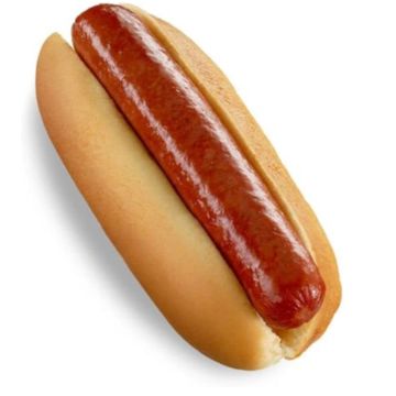 💯 beef hot dog + chips