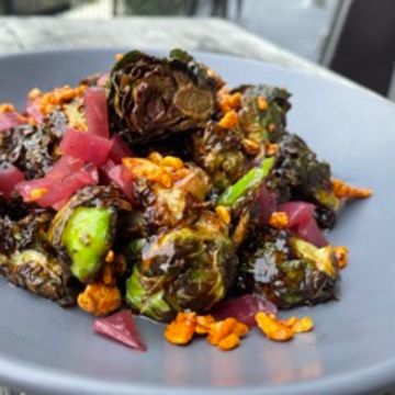 General Tso's Brussel Sprouts